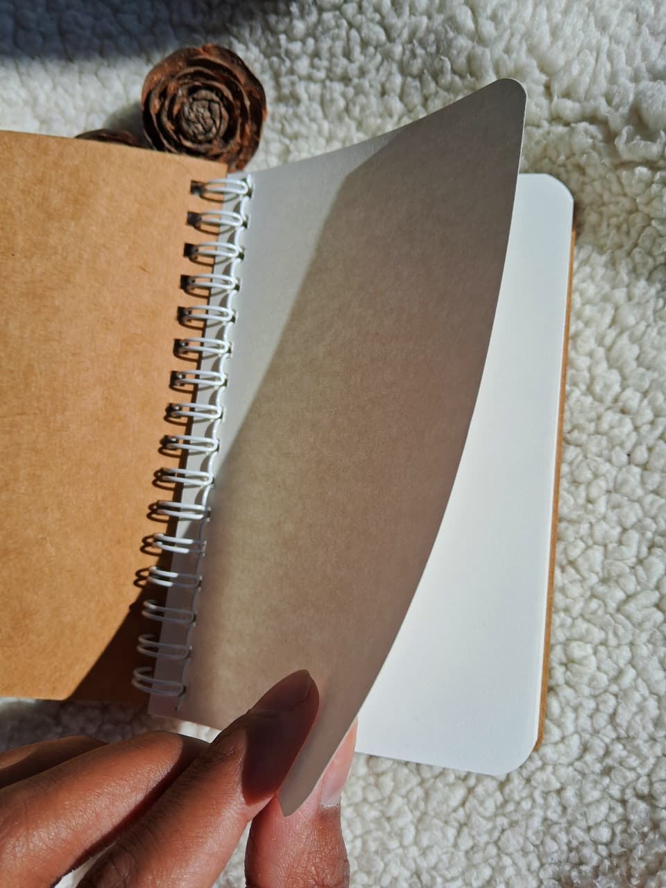 Premashiart Hand-Painted Winter Sunset Lantern Notebook – Limited Winter Edition