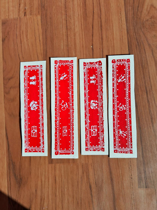 Premashiart hanpainted aipan bookmarks (4)