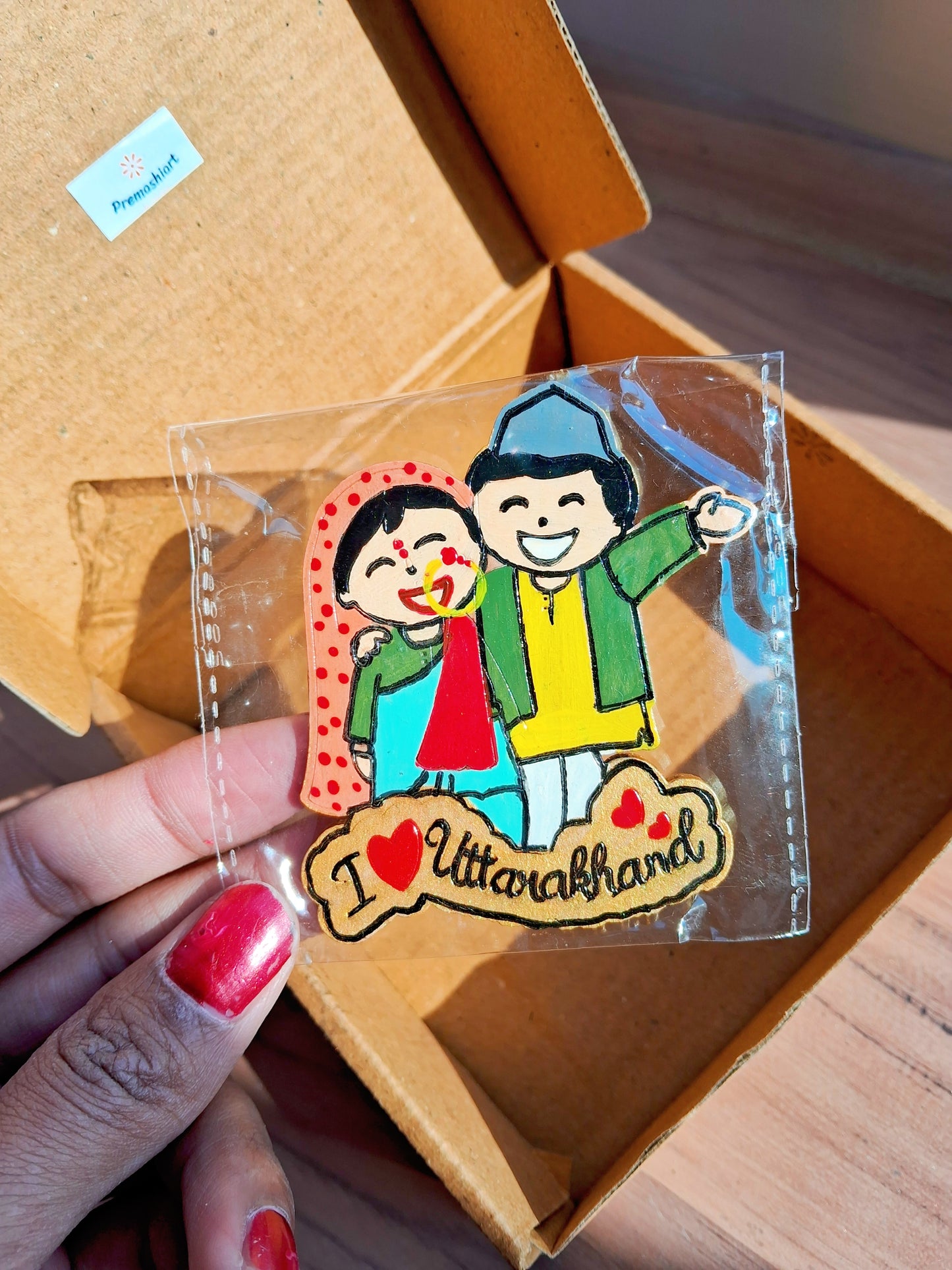 I love Uttarakhand fridge Magnet